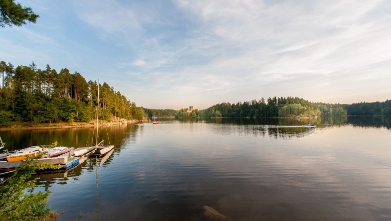 Stausee Ottenstein Familiii