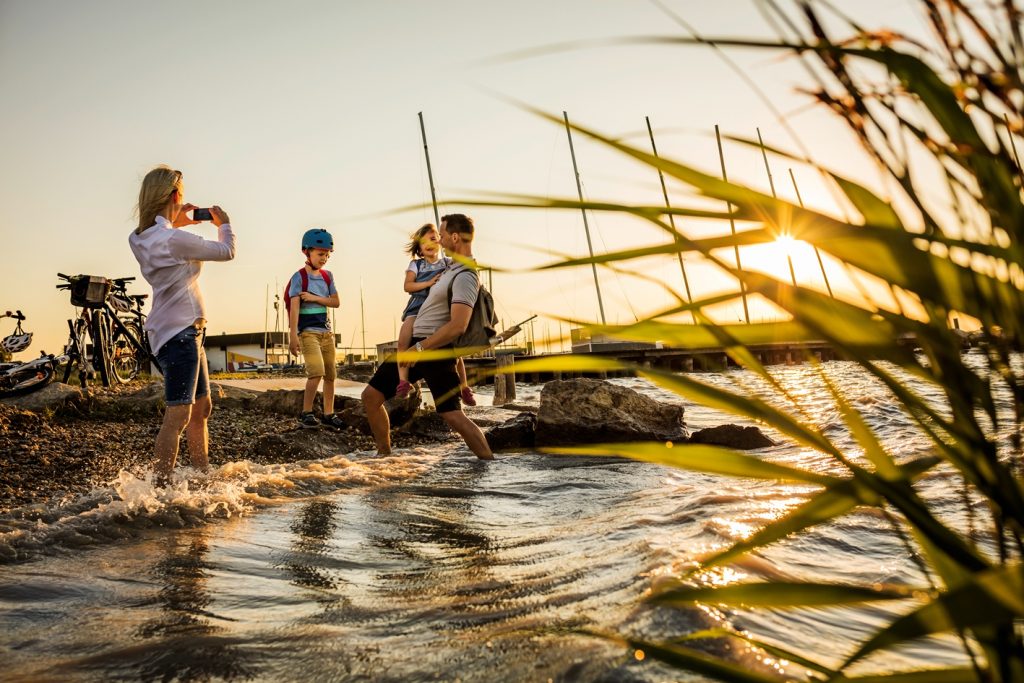 Beste Stimmung auch bei den Familien am Neusiedler See: Der Sommer 2017 kann etwas!