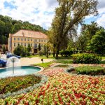 Teplice Kurpark Blumenbeete