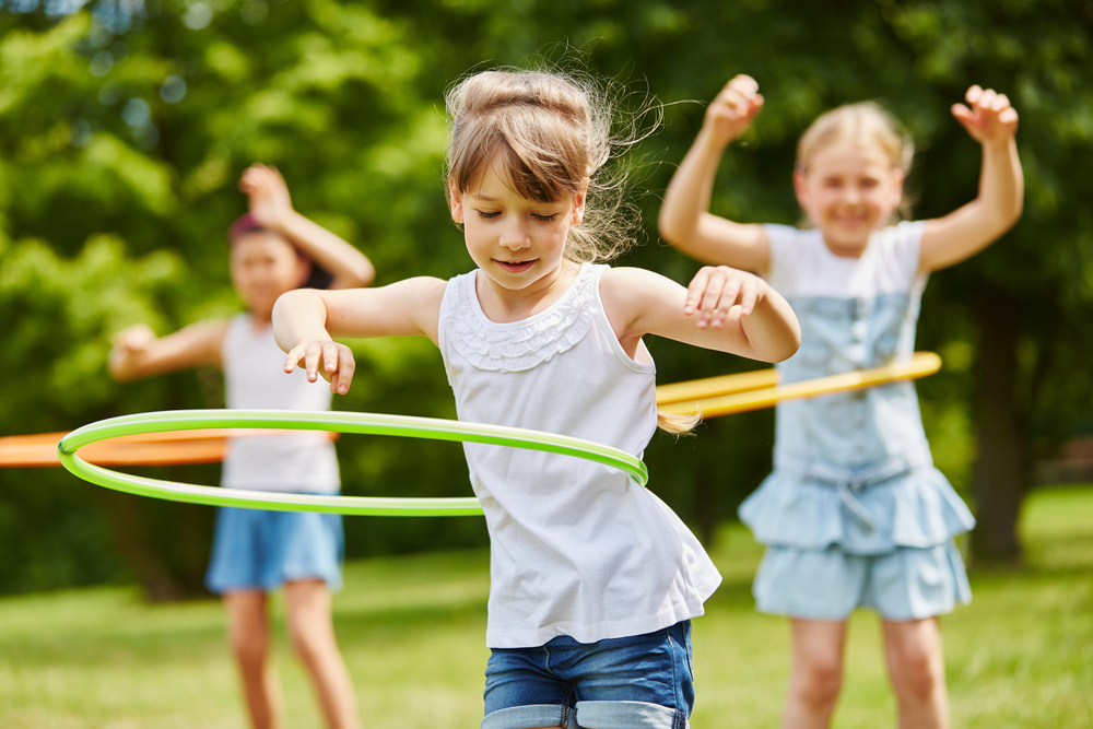 Children,Training,Their,Movement,Skills,In,The,Park