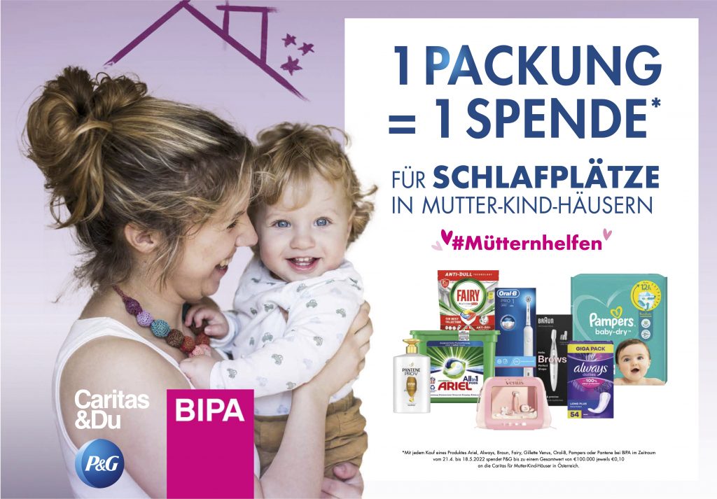 P&G und BIPA sind wieder im Einsatz für Mütter und Kinder in Not