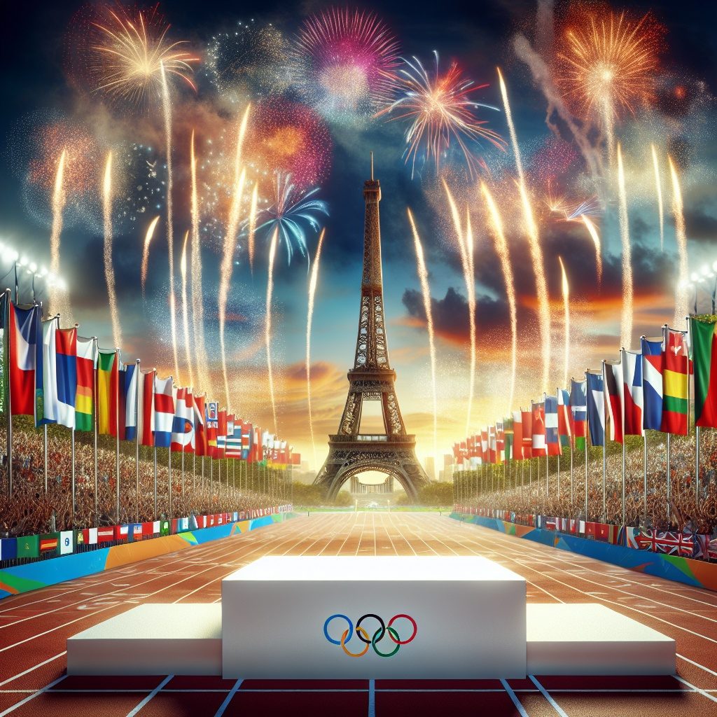 A,Background,Of,The,Olympic,Games,In,Paris,To,Put